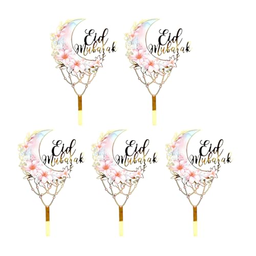 5pieces Cupcake Toppers Kuchen Dekoration Eid Theme Cake Picks Hochzeitstortezubehör Für Partyfeierlichkeiten Geeignet 5pieces Cupcake Toppers Kuchen Dekoration Eid Theme Cake Picks Hochzeitstortezubehör Für Partyfeierlichkeiten Geeignet von HVRFJXI