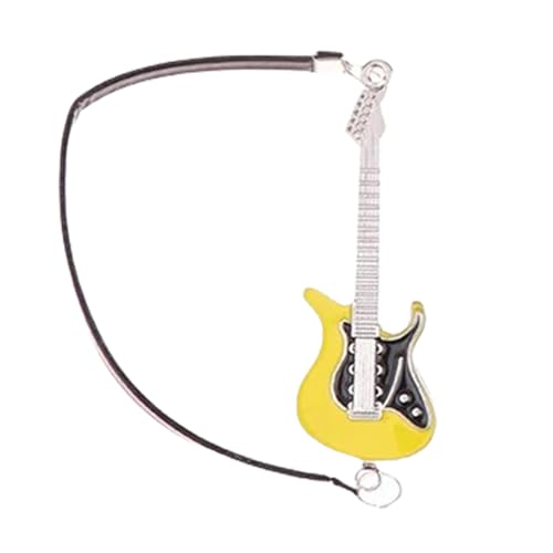 HVRFJXI Gitarrenspielzeugfigur Model Realistic Music Instrument Dollhouses Tun DASS Mädchen Geschenk Spielen. von HVRFJXI