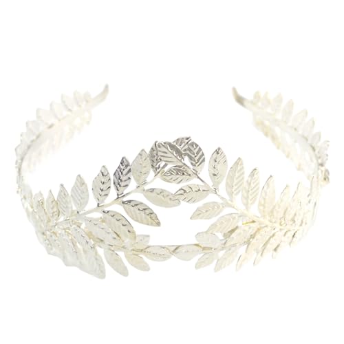 HVRFJXI Halloween Kopfschmuck Blatt Stirnbänder Braut Griechisch Blumenhaar Accessoire Für Kostümpartys Modischer Look von HVRFJXI