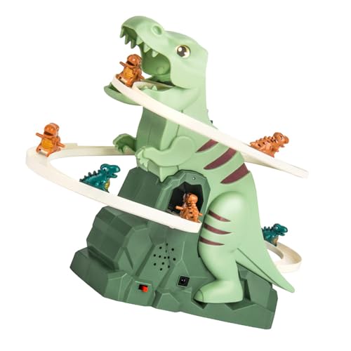 HVRFJXI Musikalisches Dinosaurier Klettertreppe Spielzeug Elektrische Rennspurspielzeug Mit 3 PCS Dinosaurier Figur Kinder Geburtstag Geschenk HVRFJXI Musikalisches Dinosaurier Klettertreppe Spielzeug Elektrische Rennspurspielzeug Mit 3 PCS Dinosaurier Figur Kinder Geburtstag Geschenk von HVRFJXI