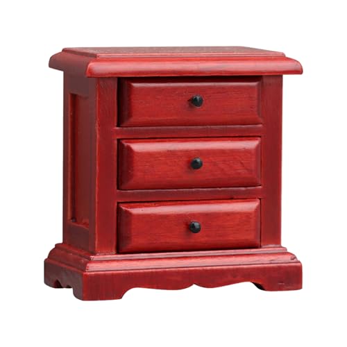 Holzminiatur Seitenschrankmodellmöbel Für 1/12 Dollhouses Enthusiasten Und Handwerksliebhaber Sammlung Dekoration von HVRFJXI