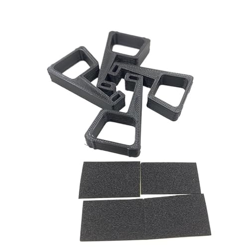 HWBZDPZQD 1Set (4 STÜCKE) for Playstation 4 for PS4 for Slim Pro Füße Standkonsole Horizontale Halterung Spielmaschine Kühlhalterung(for PS4 Slim) von HWBZDPZQD