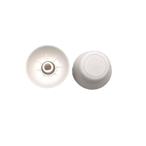 HWBZDPZQD 2 Stücke 3D Analog Joystick Thumb-Stick Grip Cap Controller Reparatur Abdeckung Rocker for Nintend for WIIU Pro WiiU Pad Gamepad(Big Holes White) von HWBZDPZQD