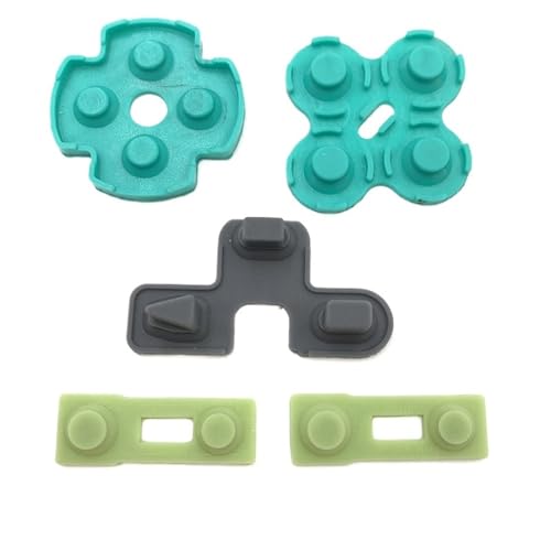 HWBZDPZQD Silikon Leitfähigen Gummi Klebstoff Taste Pad Tastaturen for Sony for Playstation 2 for PS2 Controller Gamepad(for PS2 Green Green) von HWBZDPZQD