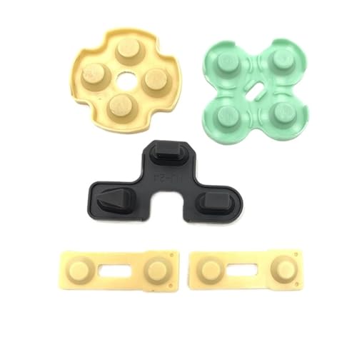 HWBZDPZQD Silikon Leitfähigen Gummi Klebstoff Taste Pad Tastaturen for Sony for Playstation 2 for PS2 Controller Gamepad(for PS2 Yellow Green) von HWBZDPZQD