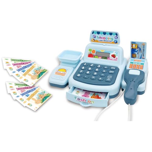 HWGING Registrierkassenspielzeug mit Scanner, Interaktives Kinder-Supermarkt-Kassenspielzeug für Kinder HWGING Registrierkassenspielzeug mit Scanner, Interaktives Kinder-Supermarkt-Kassenspielzeug für Kinder von HWGING