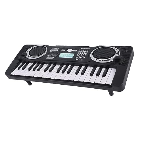 Hwging Kids Kids Keyboard Piano 37 Key Portable Educational Musical Instrument Toy Electronic Digital Piano for Children (Schwarz) von HWGING