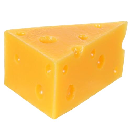 HWXZUUO Falsches Käse, künstliches dreieckiges Käsemodell, realistisches Spielzeug, Harzornament für Haus Küche Dekoration Bäckerei Probe Display Fotografie Requisite HWXZUUO Falsches Käse, künstliches dreieckiges Käsemodell, realistisches Spielzeug, Harzornament für Haus Küche Dekoration Bäckerei Probe Display Fotografie Requisite von HWXZUUO