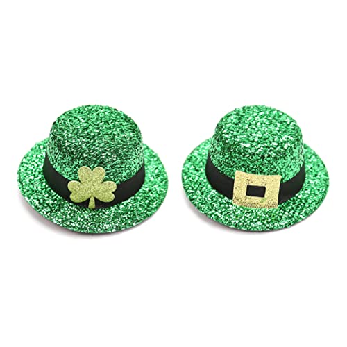 HWXZUUO Mini St. Patricks Day Hut Grüne Mini Top Hut Haarnadel Haarzubehör für St. Patricks Day Decor 2pcsmini HWXZUUO Mini St. Patricks Day Hut Grüne Mini Top Hut Haarnadel Haarzubehör für St. Patricks Day Decor 2pcsmini von HWXZUUO