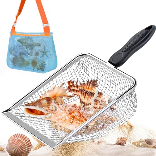 HXJFGDM Schaufel Kinder,Strand-Netz-Schaufel mit Netz-Strandtasche zum Sammeln, kinderschaufel Metall,Sandschaufel für Jungen und Mädchen, Strandspielzeug Kinder Strandspielzeug HXJFGDM Schaufel Kinder,Strand-Netz-Schaufel mit Netz-Strandtasche zum Sammeln, kinderschaufel Metall,Sandschaufel für Jungen und Mädchen, Strandspielzeug Kinder Strandspielzeug von HXJFGDM