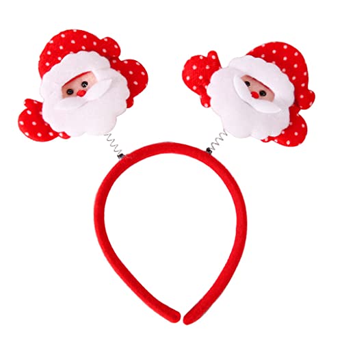 Elch-Haarbänder, Weihnachtsmann-Stirnband, Geweih, Stirnbänder, Weihnachtsbaum, Haarreif, Zubehör, Urlaub, Party, Dekoration Elch-Haarbänder, Weihnachtsmann-Stirnband, Geweih, Stirnbänder, Weihnachtsbaum, Haarreif, Zubehör, Urlaub, Party, Dekoration von HXNH