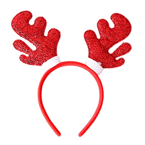 Elch-Haarbänder, Weihnachtsmann-Stirnband, Geweih, Stirnbänder, Weihnachtsbaum, Haarreif, Zubehör, Urlaub, Party, Dekoration Elch-Haarbänder, Weihnachtsmann-Stirnband, Geweih, Stirnbänder, Weihnachtsbaum, Haarreif, Zubehör, Urlaub, Party, Dekoration von HXNH
