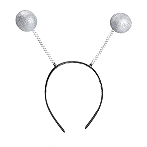 HXNH Alien Stirnband MartianHeadband Alien Headbopper Halloween Alien Stirnband Metallic MartianAntenne Stirnband von HXNH