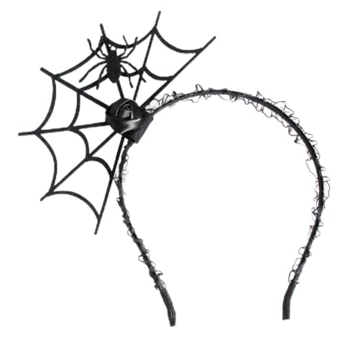 HXNH Halloween-Kopfbedeckung, Netz-Stirnband, Spitzen-Halskette, Kostüm-Kopfschmuck für Cosplay-Party, Neuheit Kopfschmuck HXNH Halloween-Kopfbedeckung, Netz-Stirnband, Spitzen-Halskette, Kostüm-Kopfschmuck für Cosplay-Party, Neuheit Kopfschmuck von HXNH