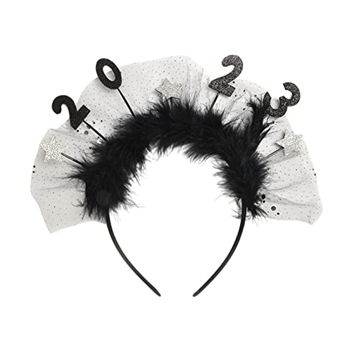 Haarreif für Erwachsene und Kinder, glänzend, arabische Ziffern, Festival, Haarreif für Partyaufführungen, Uni-Kopfschmuck Haarreif für Erwachsene und Kinder, glänzend, arabische Ziffern, Festival, Haarreif für Partyaufführungen, Uni-Kopfschmuck von HXNH