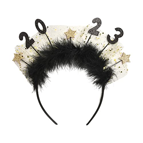 Haarreif für Erwachsene und Kinder, glänzend, arabische Ziffern, Festival, Haarreif für Partyaufführungen, Uni-Kopfschmuck Haarreif für Erwachsene und Kinder, glänzend, arabische Ziffern, Festival, Haarreif für Partyaufführungen, Uni-Kopfschmuck von HXNH
