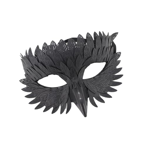 Halloween für Frauen, Vogelschnabel, Eule, gefiedert, halbes Gesicht, Karneval, Maskeraden, Party Halloween für Frauen, Vogelschnabel, Eule, gefiedert, halbes Gesicht, Karneval, Maskeraden, Party von HXNH