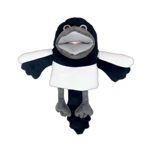 HYKJSHED Steve und Maggie Plüsch Figur Spielzeug Schwarz Vogel Krähe Stofftier Puppe(B) von HYKJSHED
