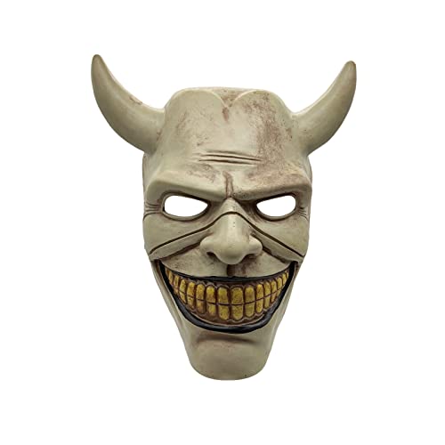 HYKJSHED The Grabber Cosplay Maske The Black Phone Mask Horrorfilm Halloween Gruselmaske Herrenkostüm Maske HYKJSHED The Grabber Cosplay Maske The Black Phone Mask Horrorfilm Halloween Gruselmaske Herrenkostüm Maske von HYKJSHED