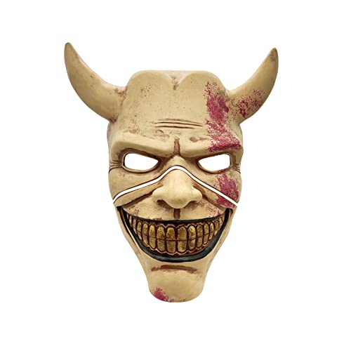 HYKJSHED The Grabber Cosplay Maske The Black Phone Mask Horrorfilm Halloween Gruselmaske Herrenkostüm Maske HYKJSHED The Grabber Cosplay Maske The Black Phone Mask Horrorfilm Halloween Gruselmaske Herrenkostüm Maske von HYKJSHED