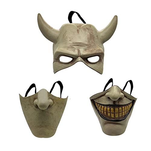 HYKJSHED The Grabber Cosplay Maske The Black Phone Mask Horrorfilm Halloween Gruselmaske Herrenkostüm Maske HYKJSHED The Grabber Cosplay Maske The Black Phone Mask Horrorfilm Halloween Gruselmaske Herrenkostüm Maske von HYKJSHED
