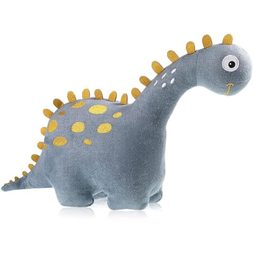 HYMBCFW Plüschtier Dinosaurier, Plüschpuppe Dinosaurier Animals Kuscheltier Stofftier Tier Spielzeug Cartoon Kawaii Ausgestopfter Plüsch Kissen Geschenk für Kinder Weihnachten Geburtstags (23cm) von HYMBCFW