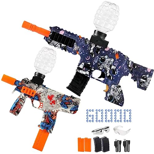 2-teiliges Gel-Ball-Blaster-Spielzeug – Elektrisch Water Gun mit mehr als 60.000 Bällen, 4 wiederaufladbaren Akkus, 3 runden Trichtern, 2 Schutzbrillen, Sportspielzeug ab 14 Jahren 2-teiliges Gel-Ball-Blaster-Spielzeug – Elektrisch Water Gun mit mehr als 60.000 Bällen, 4 wiederaufladbaren Akkus, 3 runden Trichtern, 2 Schutzbrillen, Sportspielzeug ab 14 Jahren von HYNXM