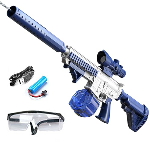 Wasserpistole Elektrisch, Elektrische Wasserpistole für Erwachsene, 400 ml Automatische Wasserpistole mit Großer Kapazität, Reichweite bis zu 7-9 m, Sommer Outdoor Strand Pool Spielzeug Wasserpistole Elektrisch, Elektrische Wasserpistole für Erwachsene, 400 ml Automatische Wasserpistole mit Großer Kapazität, Reichweite bis zu 7-9 m, Sommer Outdoor Strand Pool Spielzeug von HYNXM