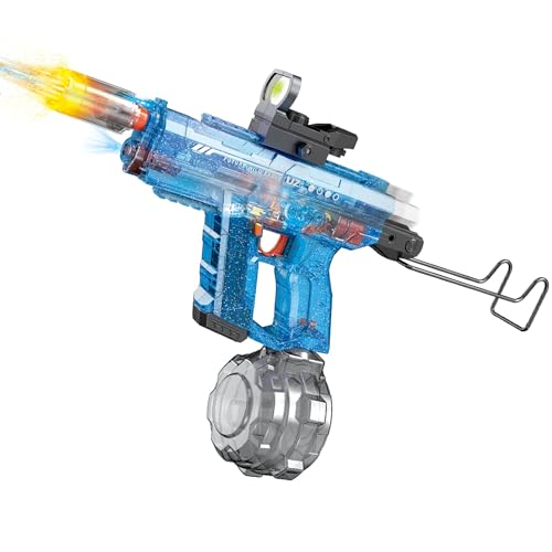 Wasserpistole Elektrisch, Elektrische Wasserpistole für Erwachsene, 800 ml Große Kapazität Automatische Wasserpistole mit Licht und Wasseraufnahmefunktion, Reichweite bis zu 8-10 m, Sommerspielzeug von HYNXM