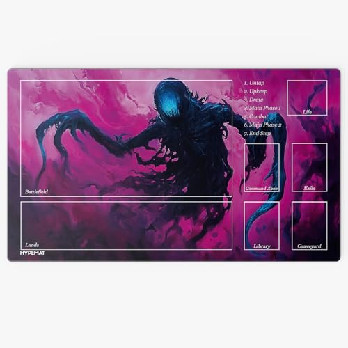HYPEMAT Magic: The Gathering TCG Playmat-1 Spieler Spielmatte für Anfänger und Fortgeschrittene + gratis Tasche (Ethereal) von HYPEMAT