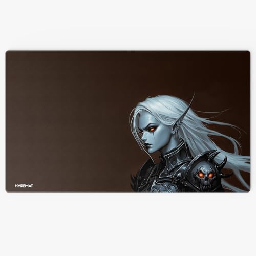 HYPEMAT Magic: The Gathering TCG Playmat-1 Spieler Spielmatte für Anfänger und Fortgeschrittene + gratis Tasche (Hell Guardian - Ohne Zone) von HYPEMAT