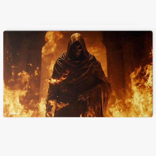 HYPEMAT Magic: The Gathering TCG Playmat-1 Spieler Spielmatte für Anfänger und Fortgeschrittene + gratis Tasche (Reaper - Ohne Zone) von HYPEMAT