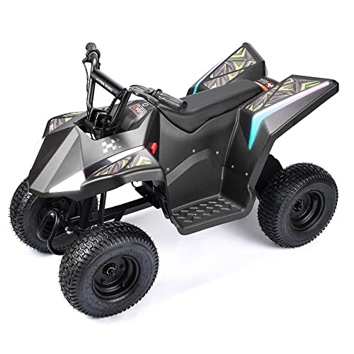 HYPER GOGO Kinder Elektro Miniquad ATV - 2 Geschwindigkeit - APP unterstützt - Scheibenbremsen - 36V Elektro 4-Wheeler für Jugendliche und Erwachsene HYPER GOGO Kinder Elektro Miniquad ATV - 2 Geschwindigkeit - APP unterstützt - Scheibenbremsen - 36V Elektro 4-Wheeler für Jugendliche und Erwachsene von HYPER GOGO