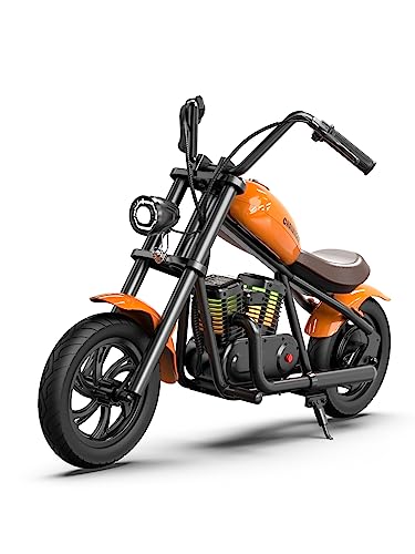 HYPERGOGO Challenger 12 Plus Elektro Motorrad Kinder, Kindermotorrad Plus mit farbenfrohem Umgebungslicht, max. 16 km/h und 60 Minuten ununterbrochene Fahrzeit für Kinder/Jugendliche HYPERGOGO Challenger 12 Plus Elektro Motorrad Kinder, Kindermotorrad Plus mit farbenfrohem Umgebungslicht, max. 16 km/h und 60 Minuten ununterbrochene Fahrzeit für Kinder/Jugendliche von HYPER GOGO