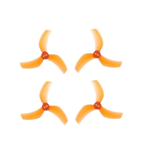 Drohnen Propeller 2 Paar D90S 90 mm 3-Blatt 3,5 Zoll Propeller 3 Löcher 1,5 mm PC Höhere Effizienz for Freestyle Cinehoop Racing Drone(2Pairs D90S-3 Whisky) von HYRTEFBN