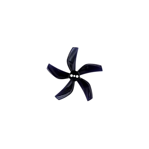 Drohnen Propeller 4 Paar 8 Stück D51 2020 2x2x5 2 Zoll 50,3 mm PC-Propeller 1,5 mm for FPV Racing Freestyle BETA85X Drohne(Black) von HYRTEFBN