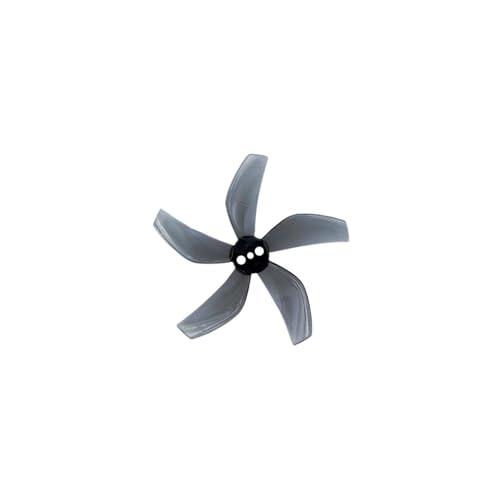 Drohnen Propeller 4 Paar 8 Stück D51 2020 2x2x5 2 Zoll 50,3 mm PC-Propeller 1,5 mm for FPV Racing Freestyle BETA85X Drohne(Clear Gray) von HYRTEFBN