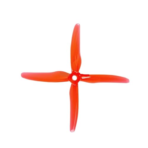 Drohnen Propeller 4 Stück/2 Paar 51455 5-Zoll-Propeller-Requisiten CW CCW Brushless-Motor FPV-Propeller for FPV-Renndrohne(2 Pair Red) von HYRTEFBN