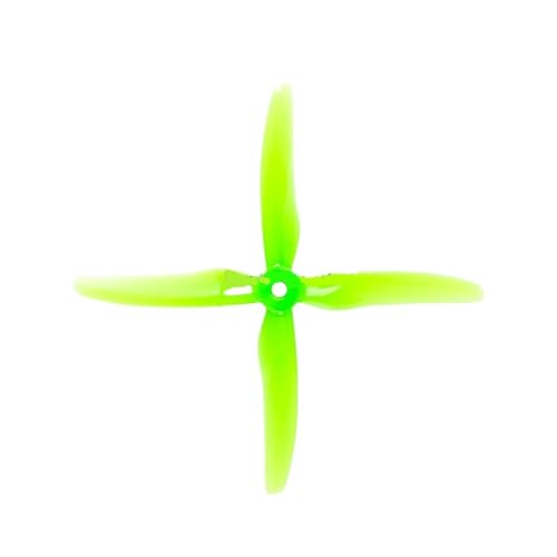 Drohnen Propeller 4 Stück/2 Paar Gemfan 51455 5 Zoll Propeller Props CW CCW Brushless Motor FPV Propeller for FPV Racing Drone(2 Pair Green) von HYRTEFBN
