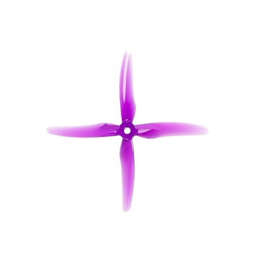 Drohnen Propeller 4 Stück/2 Paar Gemfan 51455 5 Zoll Propeller Props CW CCW Brushless Motor FPV Propeller for FPV Racing Drone(2 Pair Purple) von HYRTEFBN