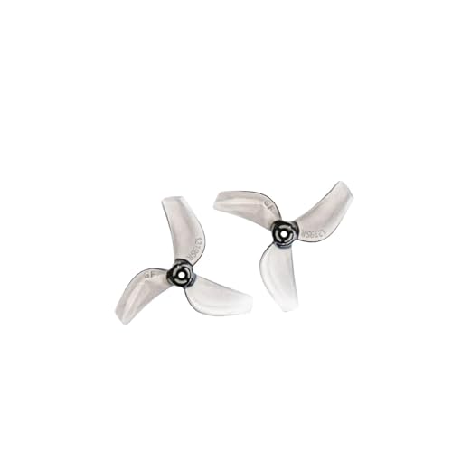 Drohnen Propeller 4Pairs 1219S 1219S-3 31mm Ultra-leichte Propeller for FPV Drone 0702 29000KV DIY Teile(4Pair Black 0.8mm) von HYRTEFBN