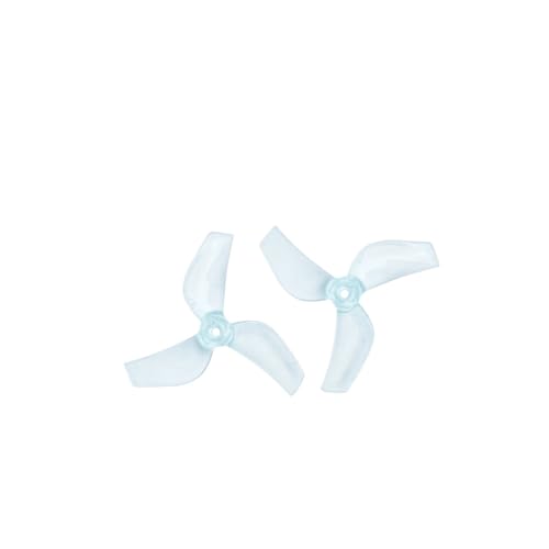 Drohnen Propeller 4Pairs 1219S 1219S-3 31mm Ultra-leichte Propeller for FPV Drone 0702 29000KV DIY Teile(4Pair Blue 1mm) von HYRTEFBN
