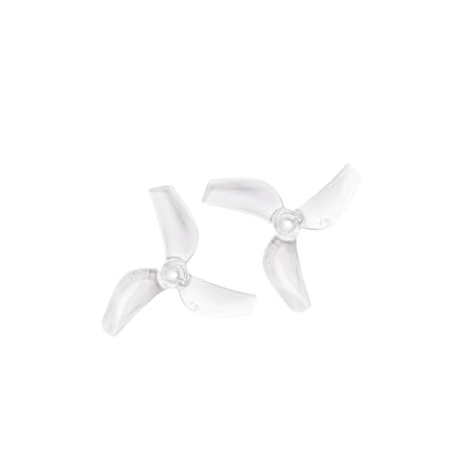 Drohnen Propeller 4Pairs 1219S 1219S-3 31mm Ultra-leichte Propeller for FPV Drone 0702 29000KV DIY Teile(4Pair Clear 1mm) von HYRTEFBN