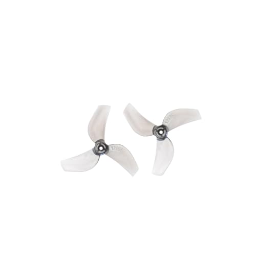 Drohnen Propeller 4Pairs 1219S 1219S-3 31mm Ultra-leichte Propeller for FPV Drone 0702 29000KV DIY Teile(4Pair Gray 1mm) von HYRTEFBN