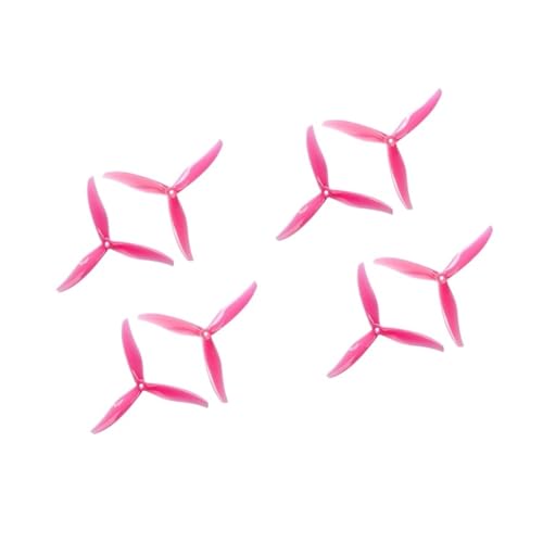 Drohnen Propeller 7041 7 Zoll Propeller 3-Blatt PC Requisiten for Drone Racing Multirotor Crossover Modell FPV DIY Teile CW CCW 4 Paar/8 Stücke(Pink) von HYRTEFBN