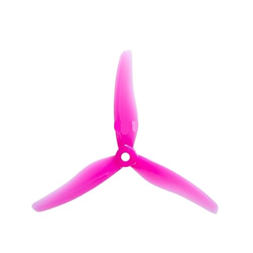 Drohnen Propeller 8 Stück/4 Paar 51433 5-Zoll-Propeller-Requisiten CW CCW Brushless-Motor FPV-Propeller for FPV-Renndrohne(4 Pair Pink) von HYRTEFBN