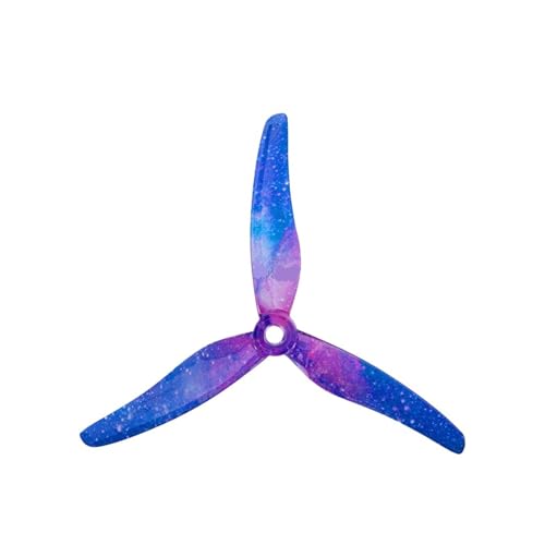 Drohnen Propeller 8 Stück/4 Paar 51433 5-Zoll-Propeller-Requisiten CW CCW Brushless-Motor FPV-Propeller for FPV-Renndrohne(4 Pair Sky Color) von HYRTEFBN