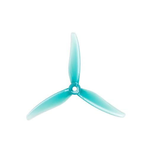 Drohnen Propeller 8 Stück/4 Paar 51466 5-Zoll-Propeller-Requisiten CW CCW Brushless-Motor FPV-Propeller for FPV-Renndrohne(4Pairs Wave Blue) von HYRTEFBN