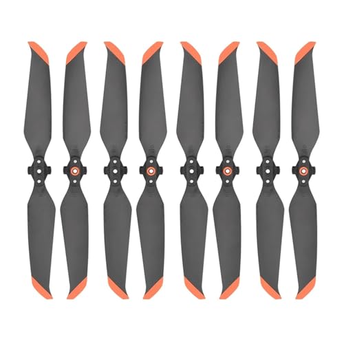 Drohnen Propeller Quick Release 7238 Propeller for 2S Props Paddle Low-Noise Wing Fan Ersatzteil Auf Lager Zubehör(4pair Orange Edge) von HYRTEFBN
