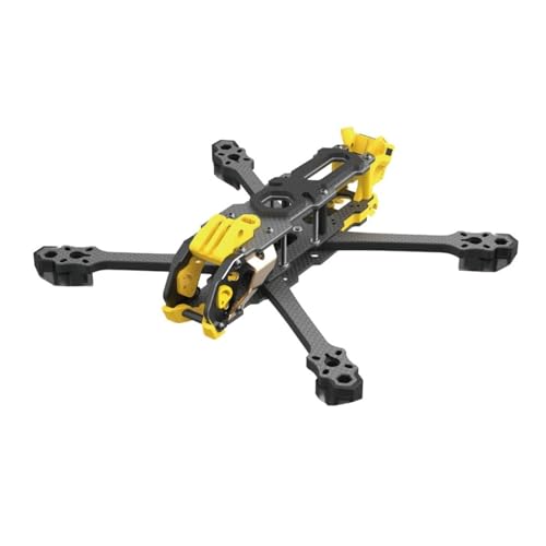 FPV-Racing-Drohnenrahmen 5 O4 Rahmen Kit DC/XH Version mit Carbon Faser Platte FPV Freestyle Racing Drone(XH O4 Advancd) von HYRTEFBN